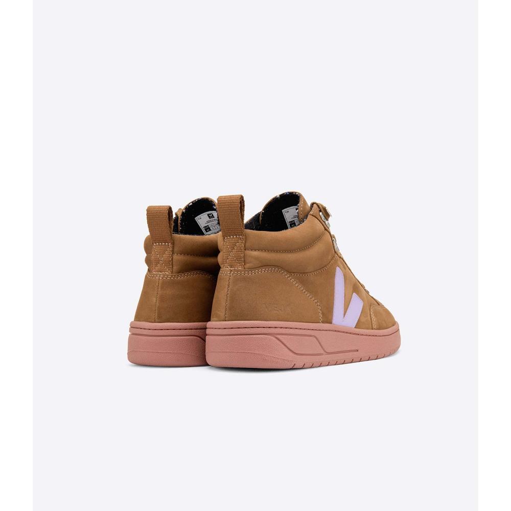 Brown Men's Veja RORAIMA NUBUCK High Tops | AU 112TCE